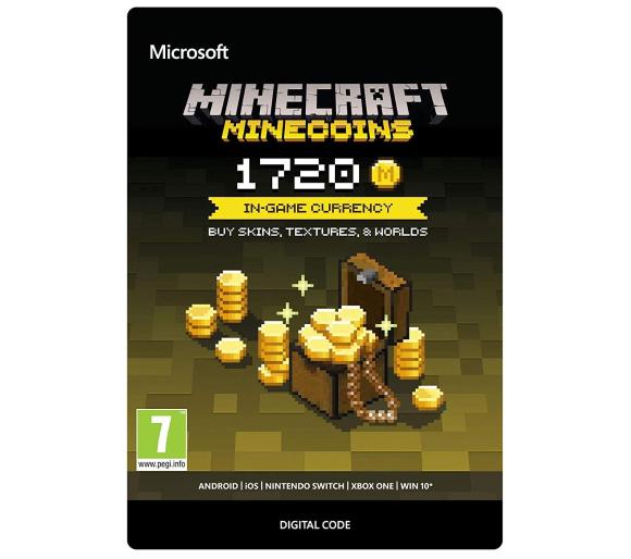 kod aktywacyjny Minecraft - Minecoins 1720 monet Xbox One