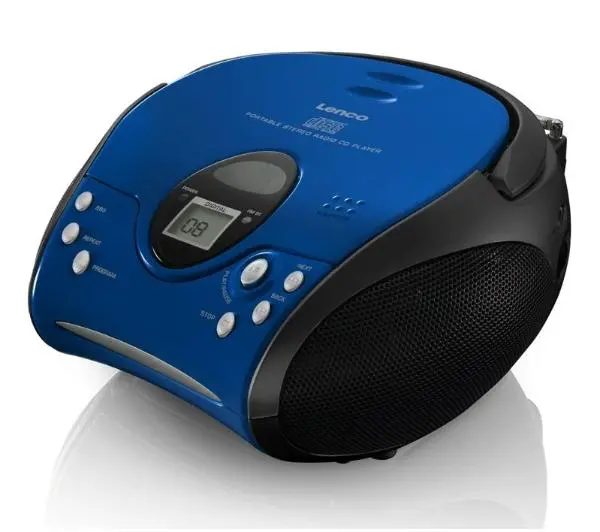 Radioodtwarzacz LENCO SCD-24 Niebieski