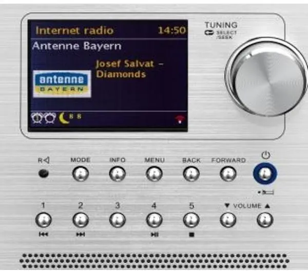 Sangean REVERY R5 WFR-70 Radio FM DAB+ Internetowe Srebrny - Kup na Raty - RRSO 0%