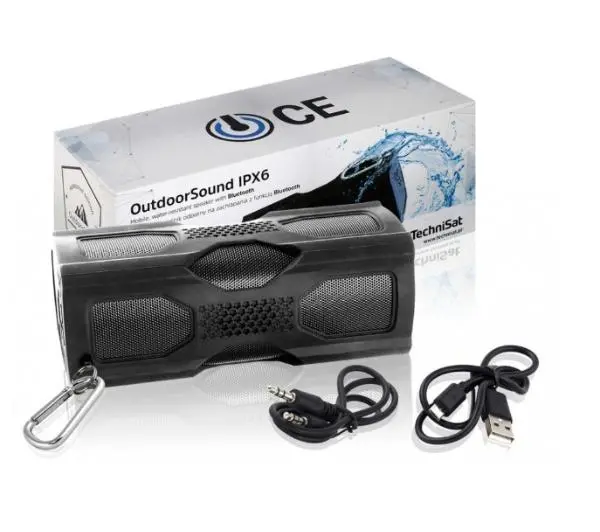 TechniSat OutdoorSound IPX6 6W 76-4944-00 Czarny