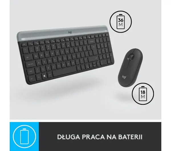Logitech MK470 Czarno-szary