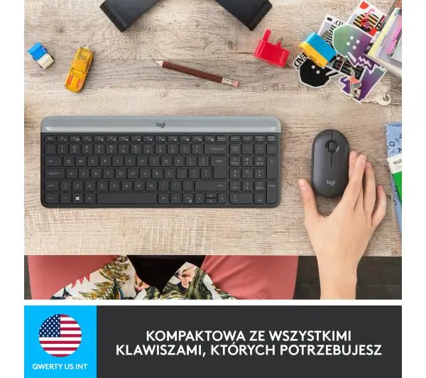 Logitech MK470 Czarno-szary