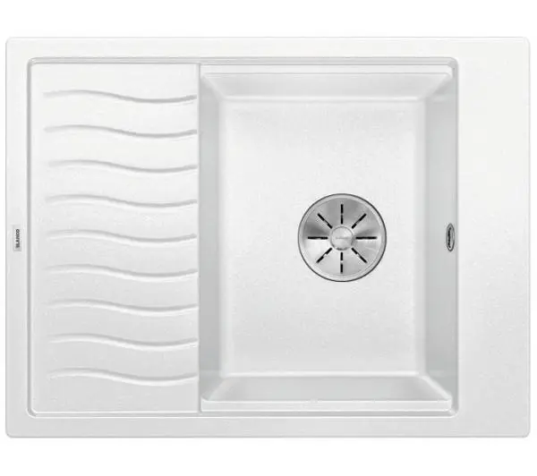 Zlewozmywaki kuchenne - Blanco ELON 45 S 524828 Granitowy Biały