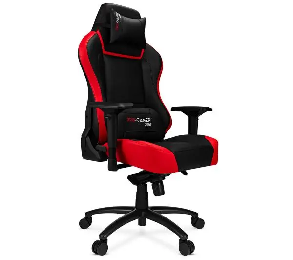Pro-Gamer Gorgon 2.0 Gamingowy do 150kg Skóra ECO Tkanina Czarno-czerwony - Kup na Raty - RRSO 0%