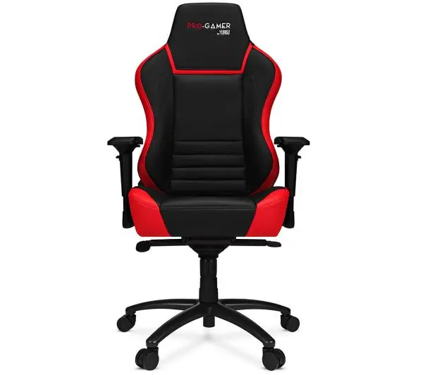 Pro-Gamer Gorgon 2.0 Gamingowy do 150kg Skóra ECO Tkanina Czarno-czerwony