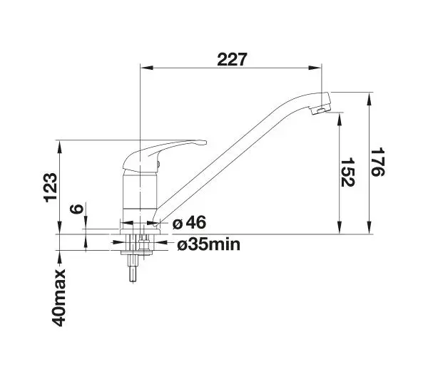 Blanco Daras 517720 Chrom