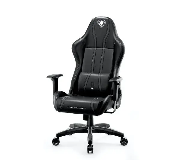 Diablo Chairs X-One 2.0 Normal Size Gamingowy do 136kg Skóra ECO Tkanina Czarny - Kup na Raty - RRSO 0%