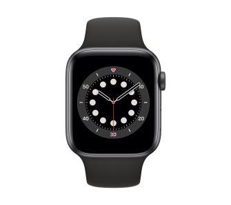 Apple Watch Series 6 GPS 44mm (czarny-sport) Smartwatch