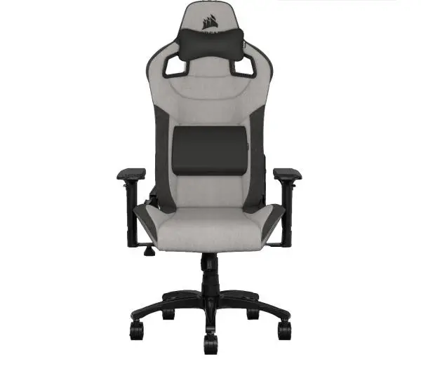 Corsair T3 Rush Gamingowy do 120kg Tkanina Jasnoszary - Kup na Raty - RRSO 0%