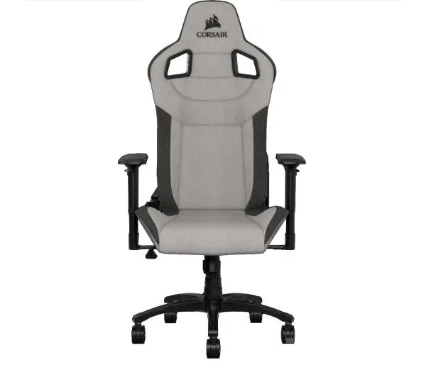 Corsair T3 Rush Gamingowy do 120kg Tkanina Jasnoszary
