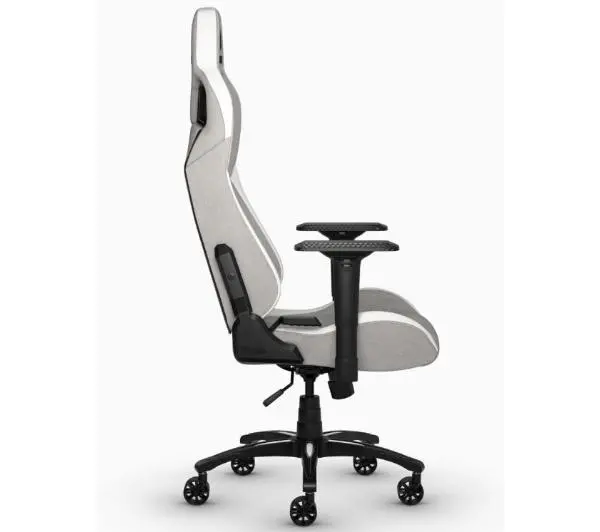 Corsair T3 Rush Gamingowy do 120kg Tkanina Biało-szary - Kup na Raty - RRSO 0%