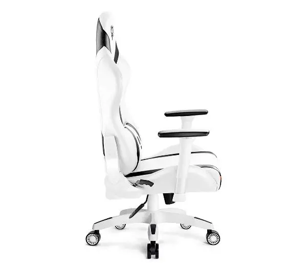 Diablo Chairs X-Horn 2.0 King Size Gamingowy do 180kg Skóra ECO Biało-czarny - Kup na Raty - RRSO 0%