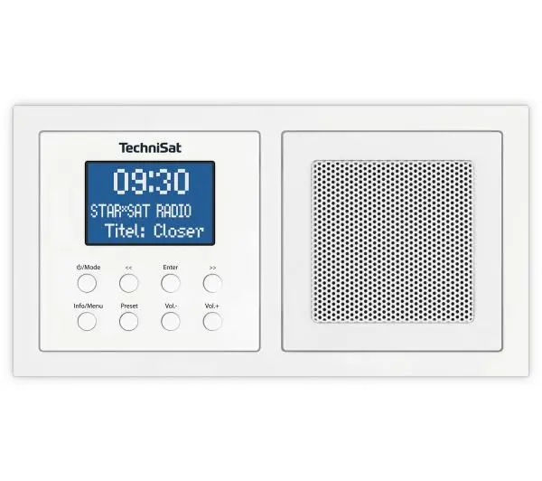 TechniSat DigitRadio UP 1 Radio FM DAB+ Bluetooth Biały