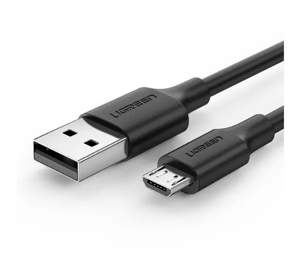 Zdjęcia - Kabel Ugreen micro USB QC 3,0 2,4A 1m Czarny 