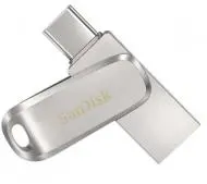 SANDISK Ultra Dual Drive Luxe 256GB USB Typ C / USB 3.0 Srebrny