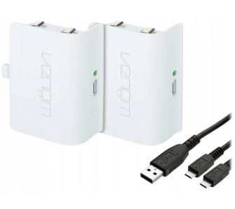 akumulator Venom VS2860 - 2 akumulatory do padów Xbox One + 2m kabel (biały)
