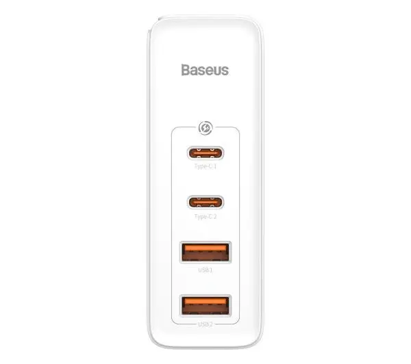 Baseus GaN2 Pro 2x USB + 2x USB-C 100W Biały