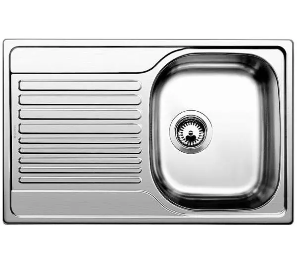 Zlewozmywaki kuchenne - Blanco Tipo 45 S Compact 513441 Stalowy Srebrny