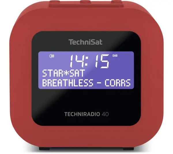 Radiobudzik TechniSat TechniSat TECHNIRADIO 40 red