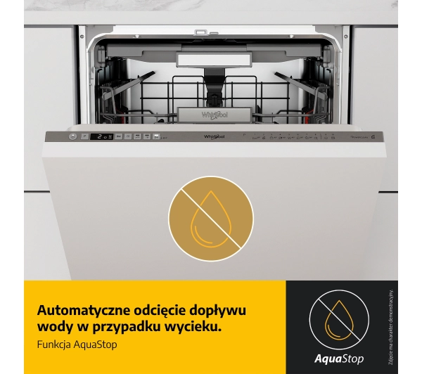 Whirlpool WIP 4T233 PFEG B 60cm Automatyczne otwieranie drzwi Szuflada na sztućce - Kup na Raty - RRSO 0%