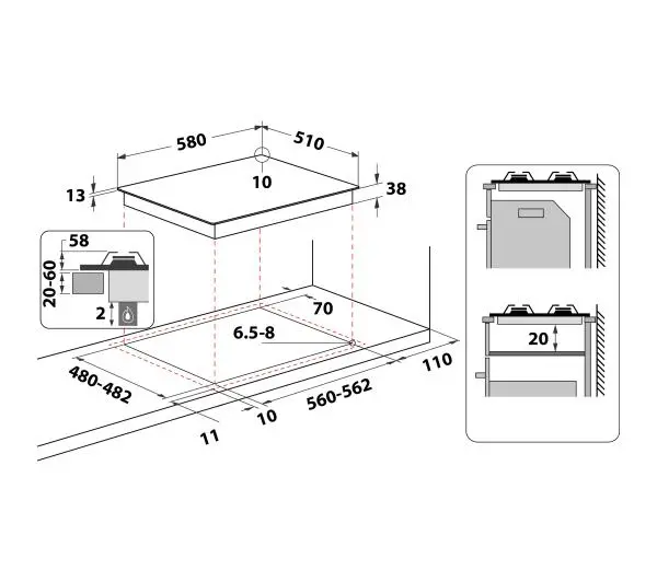Whirlpool TGML 660 NB 58cm - Kup na Raty - RRSO 0%