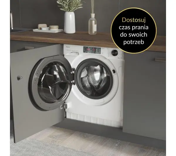 Haier Seria 4 HWQ90B416FWB-S 9kg 1600obr/min - DRUGI -30%, ALBO 5-TY ZA 1ZŁ - Kup na Raty - RRSO 0%