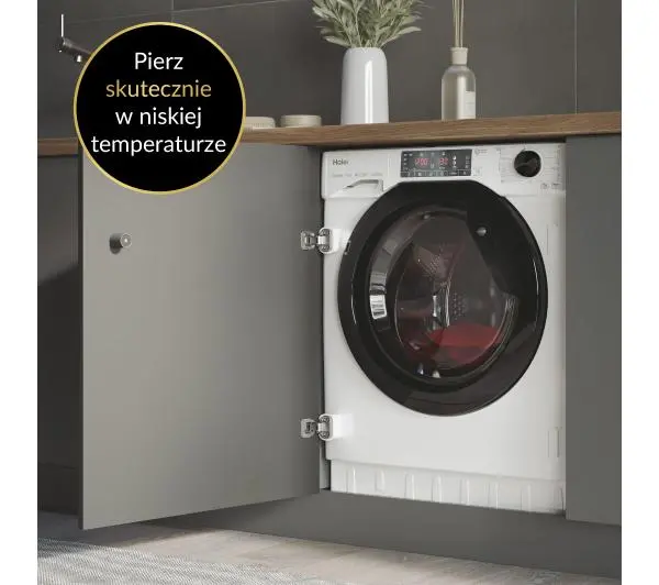 Haier Seria 4 HWQ90B416FWB-S 9kg 1600obr/min - DRUGI -30%, ALBO 5-TY ZA 1ZŁ - Kup na Raty - RRSO 0%