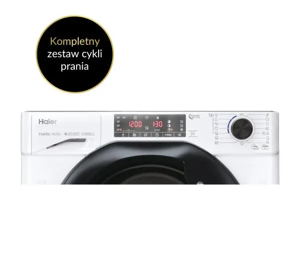Haier Seria 4 HWQ90B416FWB-S 9kg 1600obr/min - DRUGI -30%, ALBO 5-TY ZA 1ZŁ - Kup na Raty - RRSO 0%