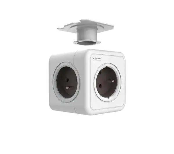 Savio Powercube PC-02 5 gniazd 1,5m Biały