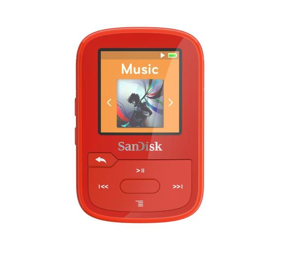 odtwarzacz audio/MP3 SanDisk Clip Sport Plus 32GB (czerwony)