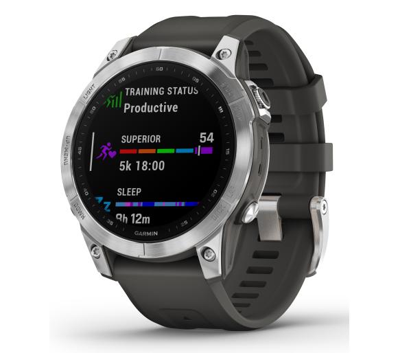 Smartwatch Garmin Fenix 7 (srebrno-grafitowy)