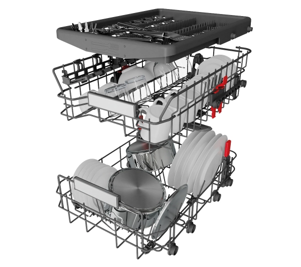 Whirlpool WSBO 3O34 PF X 44,8cm Automatyczne otwieranie drzwi Szuflada na sztućce - Kup na Raty - RRSO 0%