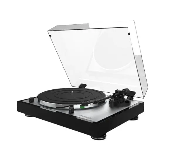 Thorens TD 402 DD Półautomatyczny Napęd bezpośredni Przedwzmacniacz Czarny błyszczący