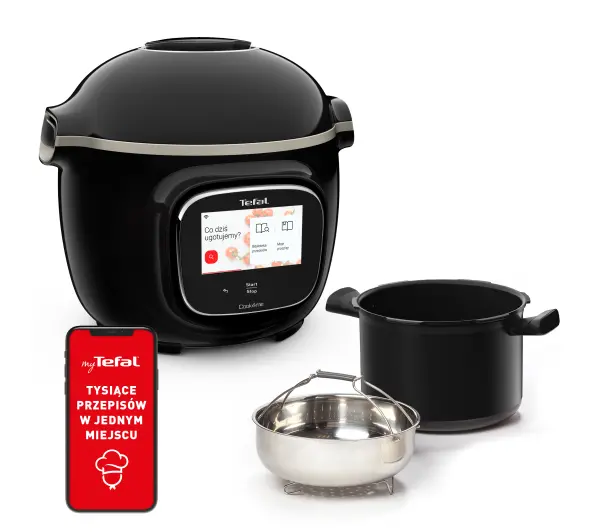 Tefal Cook4me Touch Wi-Fi CY9128 1600W 6l Kosz do gotowania na parze