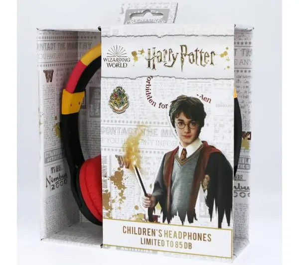 OTL Technologies Harry Potter Nauszne Czarno-czerwony
