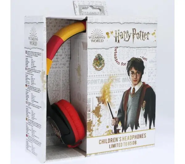 OTL Technologies Harry Potter Nauszne Czarno-czerwony