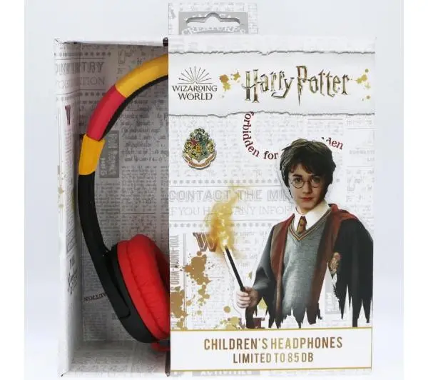 OTL Technologies Harry Potter Nauszne Czarno-czerwony