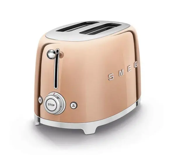 Tostery - Smeg TSF01RGEU Rozmrażanie 950W