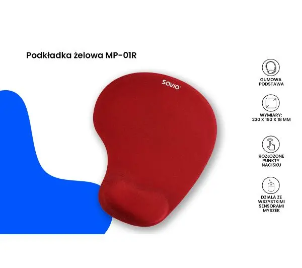 Savio MP-01R  S Czerwony