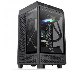 Thermaltake The Tower 100 Mini  Czarny - Kup na Raty - RRSO 0%