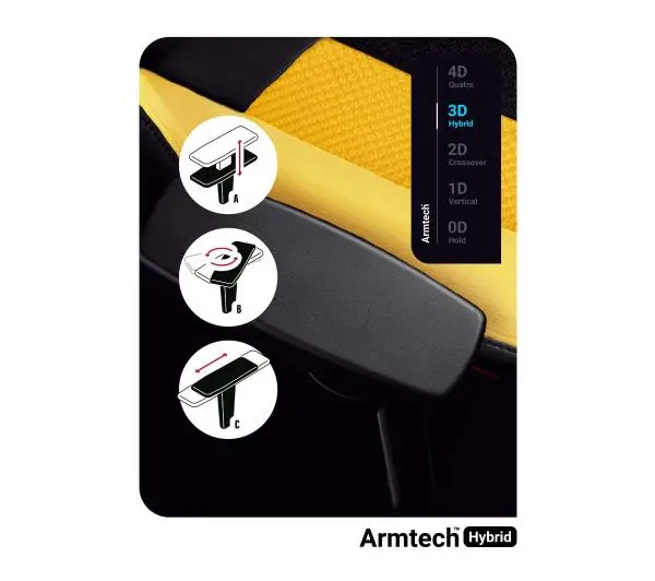 Diablo Chairs X-Player 2.0 Normal Size  Gamingowy do 150kg Skóra ECO Tkanina Dark sunflower  - Kup na Raty - RRSO 0%