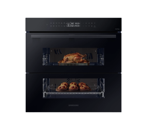 Piekarniki do zabudowy - Samsung NV7B4325ZAK Dual Cook Flex Termoobieg Zdalne sterowanie Czarny