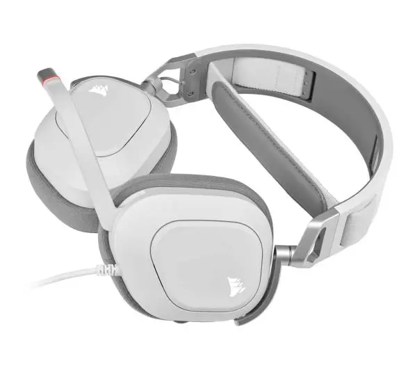 Corsair HS80 RGB USB Nauszne Biały