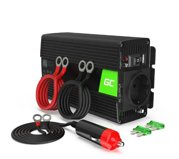 Green Cell INV16 12V na 230V 500W/1000W Czysta sinusoida