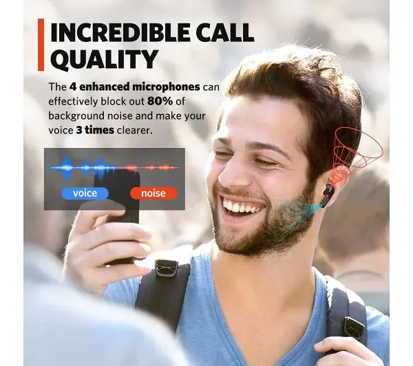 Earfun Air Dokanałowe Bluetooth 5.0 Biały