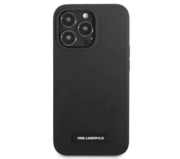 Karl Lagerfeld Silicone Plaque KLHCP13LSLMP1K do iPhone 13 Pro / 13