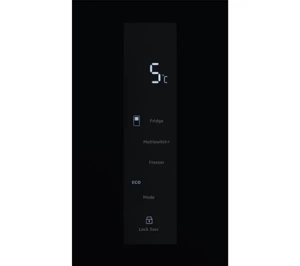 Electrolux 900 ELT9VE52M0 Pełny No Frost 190cm Szuflada z kontrolą wilgotności Czarne szkło - DRUGI -30%, ALBO 5-TY ZA 1ZŁ - Kup na Raty - RRSO 0%