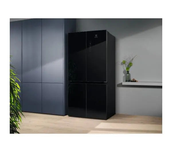 Electrolux 900 ELT9VE52M0 Pełny No Frost 190cm Szuflada z kontrolą wilgotności Czarne szkło - DRUGI -30%, ALBO 5-TY ZA 1ZŁ - Kup na Raty - RRSO 0%