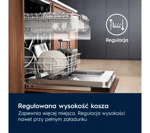 Electrolux 600 SatelliteClean EES48401L 60cm Automatyczne otwieranie drzwi Szuflada na sztućce - Kup na Raty - RRSO 0%