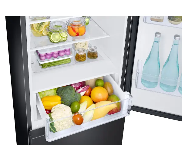 Samsung RB33B612EBN Pełny No Frost 185,3cm Szuflada z kontrolą wilgotności Czarny - Kup na Raty - RRSO 0%